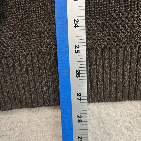 Browning Men's Henley Pullover Sweater Heavy Knit Quarter Button Size M - Picture 8 of 11